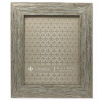 Lawrence Frames 8x10 Weathered Gray Decorative Picture Frame - Deep Grain