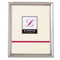 Lawrence Frames  Brushed Pewter 8x10 Metal Picture Frame