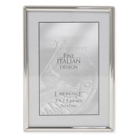 Lawrence Frames 3.5x5 Simply Silver Metal Picture Frame