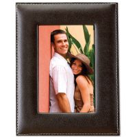 Lawrence Frames  Dark Brown Leather 8x10 Picture Frame