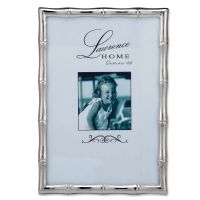 Lawrence Frames  710146 Silver Metal Bamboo 4x6 Picture Frame