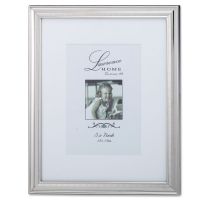 Lawrence Frames  710380 Tailored Metal Silver 8x10 Matted for 5x7 Picture Frame