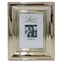 Lawrence Frames  710446 Wide Silver Metal Elegance 4x6 Picture Frame