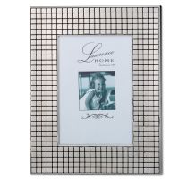 Lawrence Frames  710557 Hollywood Silver Metal Squares 5x7 Picture Frame