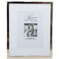 Lawrence Frames  710680 Silver Standard Metal 8x10 Matted for 5x7 Picture Frame