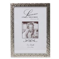 Lawrence Frames 5x7 Silver Shimmer Metal Picture Frame