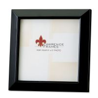 Lawrence Frames  Black Wood 5x5 Picture Frame - Estero Collection