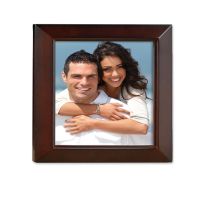 Lawrence Frames  Walnut Wood 5x5 Picture Frame - Estero Collection