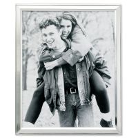 Lawrence Frames  Brushed Silver Plated 8x10 Metal Picture Frame