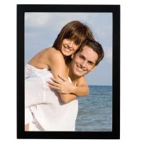 Lawrence Frames  11x14 Black Wood Picture Frame - Gallery Collection