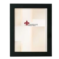 Lawrence Frames  4x5 Black Wood Picture Frame - Gallery Collection