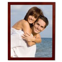 Lawrence Frames  11x14 Walnut Wood Picture Frame - Gallery Collection