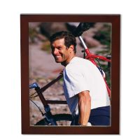 Lawrence Frames  8x10 Walnut Wood Picture Frame - Gallery Collection