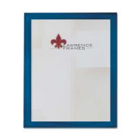 Lawrence Frames  8x10 Blue Wood Picture Frame - Gallery Collection