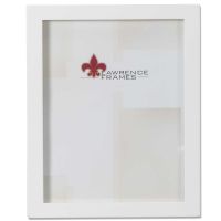 Lawrence Frames  8x10 White Wood Picture Frame - Gallery Collection