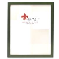 Lawrence Frames  8x10 Green Wood Picture Frame - Gallery Collection