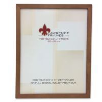 Lawrence Frames  766081 Nutmeg Wood 8.5x11 Picture Frame