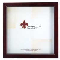 Lawrence Frames  795110 Espresso Wood Treasure Box Shadow Box 10x10 Picture Frame