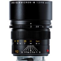 Leica Telephoto 90mm f/2.0 APO Summicron M Aspherical Manual Focus Lens (6-Bit, Updated for Digital) - Black
