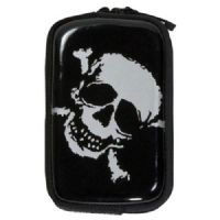 Acme Cool Little Case Case for digital photo camera - Silver skull Ballistic nylon, Polyurethane