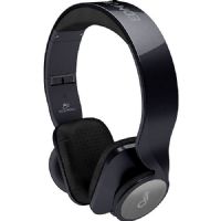 MEElectronics D50PBK EDM Universe Headphones, Metallic Black