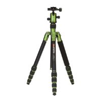 MeFOTO A1350Q1G Roadtrip Travel Tripod Kit Green Aluminum