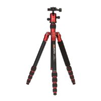 MeFOTO A1350Q1R Roadtrip Travel Tripod Kit Red Aluminum