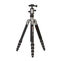 MeFOTO A1350Q1T Roadtrip Travel Tripod Kit Color: Titinium - Aluminum