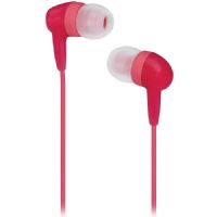 Memorex EB60PK Soft Touch In-Ear Headphone, Pink