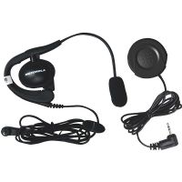 Motorola Push-to-Talk Button and Headset with Boom Microphone Bundle