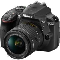 Nikon 1571 D3400 DSLR Camera with 18-55mm Lens (Black)