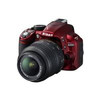 Nikon D3100 14.2 MP Digital SLR Camera - AF-S VR DX 18-55mm lens - Red