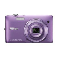 Nikon Coolpix S3500 20.1 MP Digital Camera - Purple