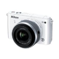 Nikon 1 S1 10.1 MP Mirrorless Digital Camera - White - 1 NIKKOR 11-27.5mm Lens