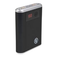Digital Treasures ChargeIt 10000mAh Portable Power Bank for Smartphones - Retail Packaging - Black/Matte