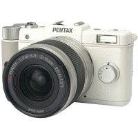 Pentax Q Digital Camera with 5-15mm Lens (White)