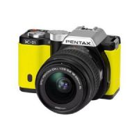 Pentax K-01 16.28 MP Digital camera - mirrorless system - Yellow - DA 18-55mm and 50-200mm Lenses