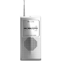 PHILIPS AE1500W Pocket Size Portable Radio, White