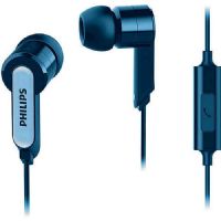 Philips SHE1405BL In-ear Headphone w/Mic, Blue