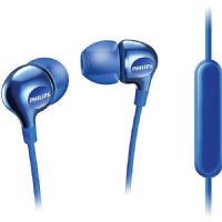 Philips SHE3555BLU In Ear Headphones w/Mic, Blue