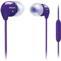 Philips SHE3595VIO In-Ear Headset with Mic Violet