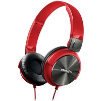 Philips SHL3160RD DJ Style Headphones, Red
