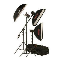 PHOTOGENIC PL2815KPW Solair 1500Ws 3-light kit w/ PocketWizard (3 - PLR500DRC)