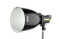 Phottix PH82329 45  Long Range Reflector with Grid and Diffuser (Bowens Mount, 30cm, 11.8, Silver)