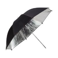 Phottix PH85330 Reflective Studio Umbrella, Silver/ Black - 33in/ 84cm