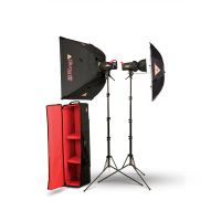 Photoflex FlexFlash 400W Strobe LiteDome/Umbrella Kit
