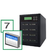 1-7 Compact Flash CF Card Duplicator multi disc tower system duplicating burner flash standalone