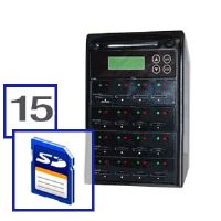 1-15 SD Memory Card Duplicator - Secure Digital Flash Duplication Copy Tower - Standalone Copier