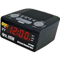 QFX CR91NOA All Hazard Weather Alert Clock Radio