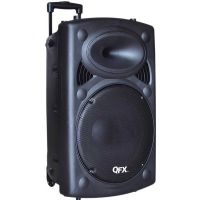 QFX Portable Tailgate Speaker, Black